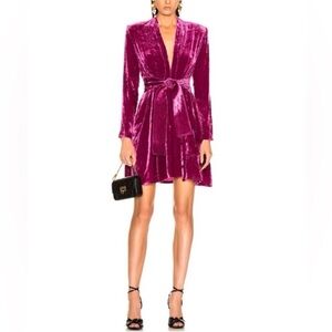 ALC Kiera Velvet Mini Dress